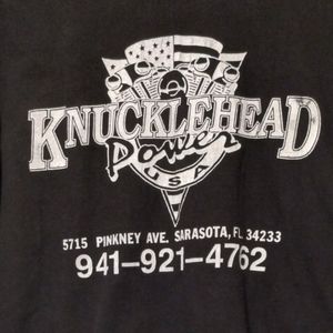 Biker Knucklehead Shirt Size L